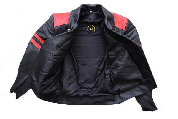 MAGS-200 Gents Leather Jacket,Biker jacket with protectors